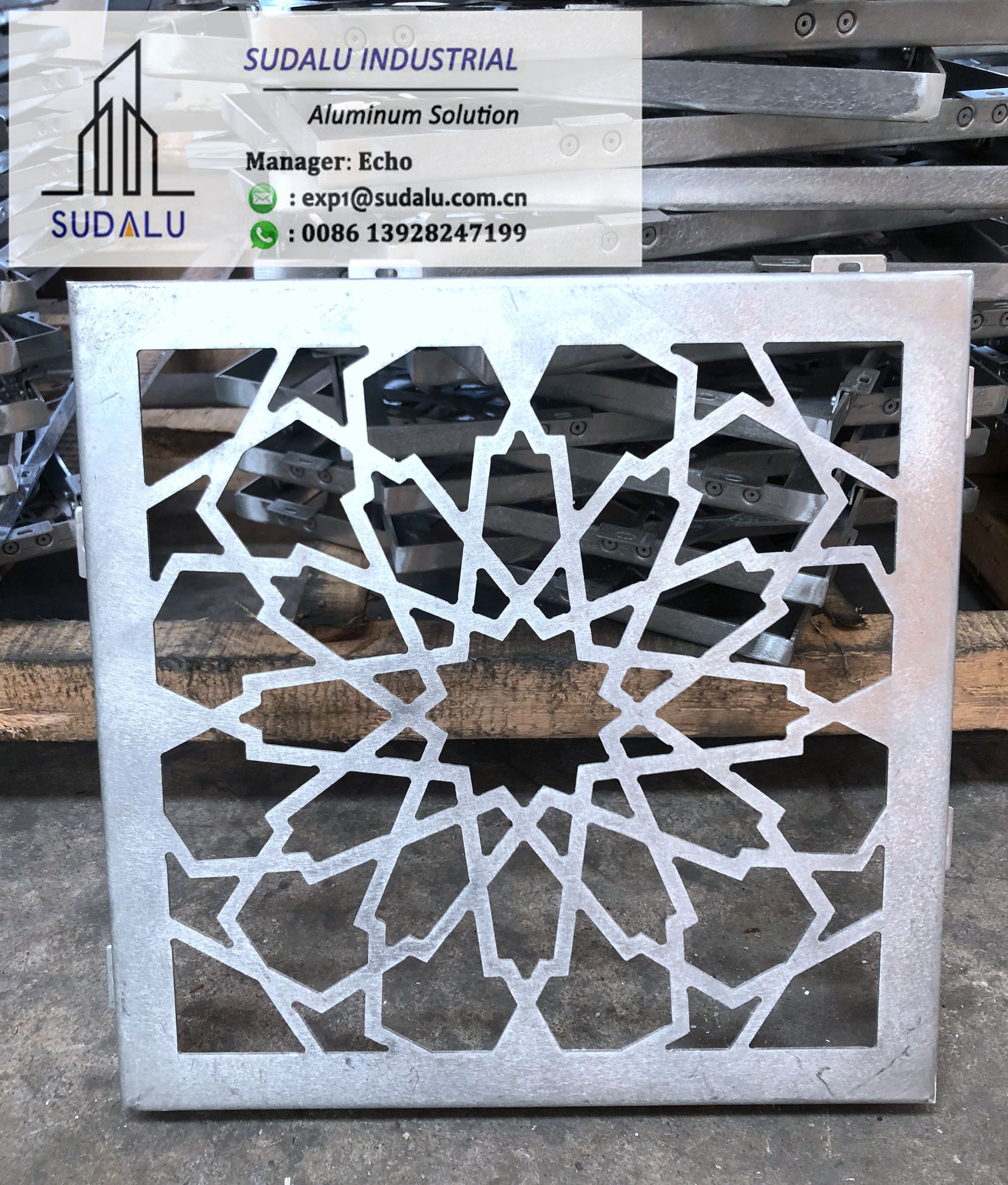 SUDALU Aluminum CNC Curvel Panel for Decoration from China 2mm Aluminum Expanded Panel