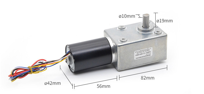 24V Micro Motor A5882-4260 Micro Geared Dc Motor Brushless Dc Worm Gear Motor