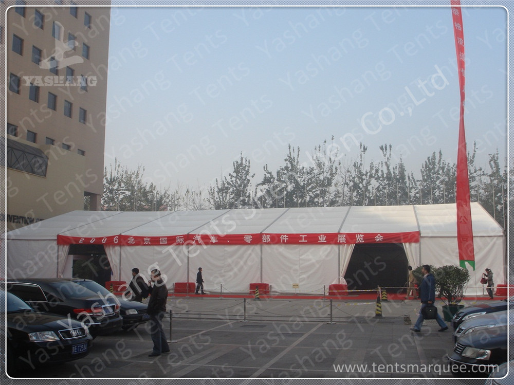 Outdoor Exhibition 20X30 Tent Rental Clear Span Marquee Fabric Covered Structures