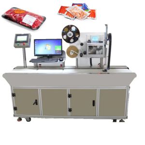Textiles Automatic Weighing and Packaging Labeling Machine with 1850x1200x950mm