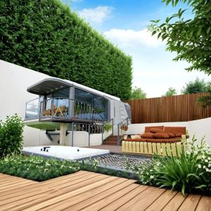 Customizable Capsule Mobile Home Durable Capsule Container House