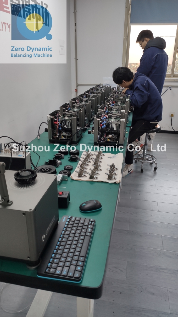 Brushless Cooling Fan Blade Balancing Machine Manufacturers Desktop Type Fan Balancer