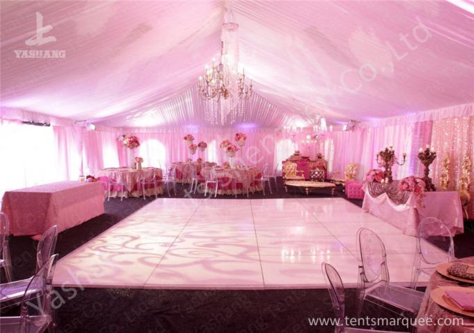 Simple Wave Roof Lining Deco Outside Aluminum Profile Luxury Wedding Tents