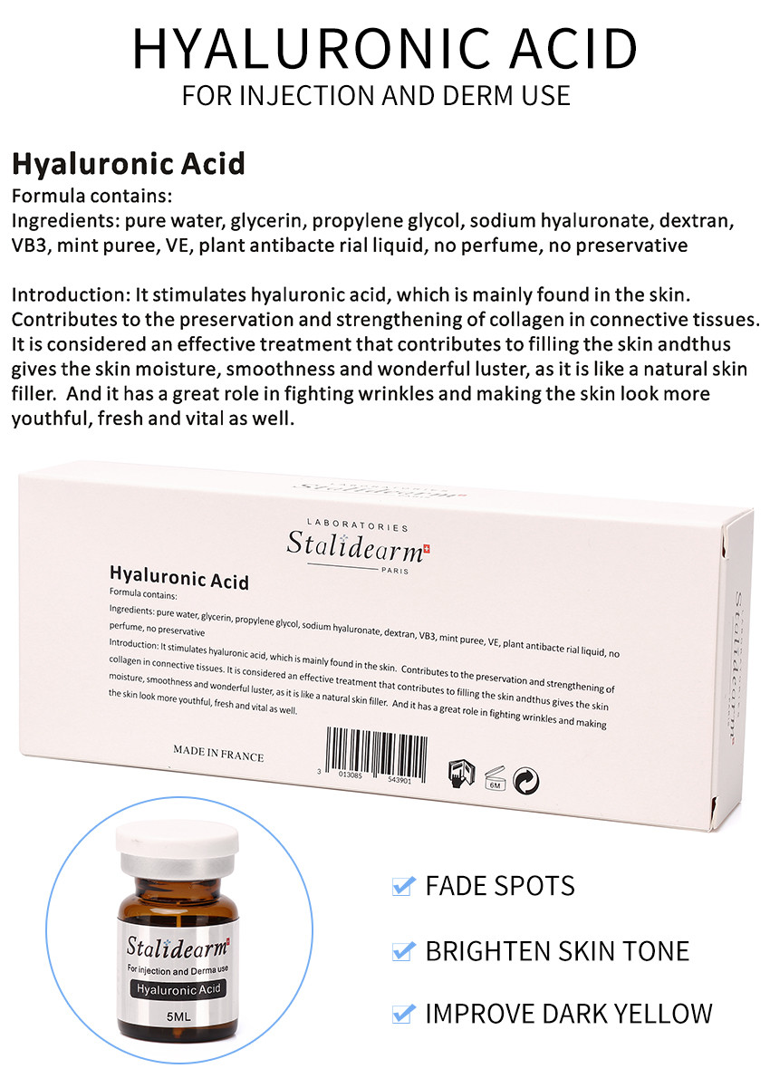 Stalidearm Original Hyaluronic Acid Youth Serum Injection Use Safe Material Essence Set Natural Effect For Younger Face