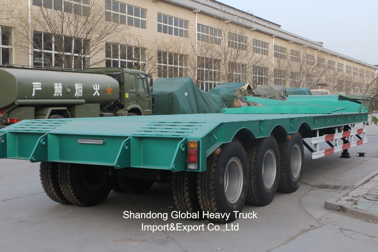 Chassis 60 Ton 3 Axles 2 AXLES Lowboy Lowbed Low Bed Semi Trailers