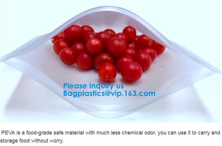 Reusable Transparent PVC Colored Bubble Zip lockk Bag,Eva/pe/pvc Zip lockk Frosted Biodegradable Clear Cellphone Garment Bag