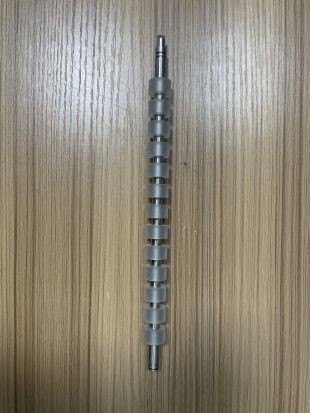 CWAA BV shaft length 24CM, 13 Rollers used in Wincor Banknote move cwaa part number 1750249443/ 1750150249