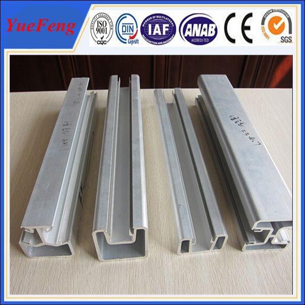 Hot! aluminium tracks profile supplier, OEM shaped aluminum profiles curtain