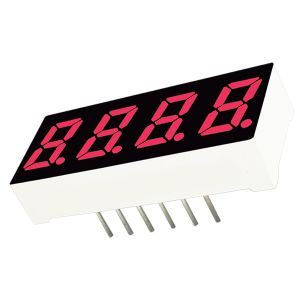 4 Digit 1 Inch Seven Segment Numeric LED Display With PIN 14 Numbers