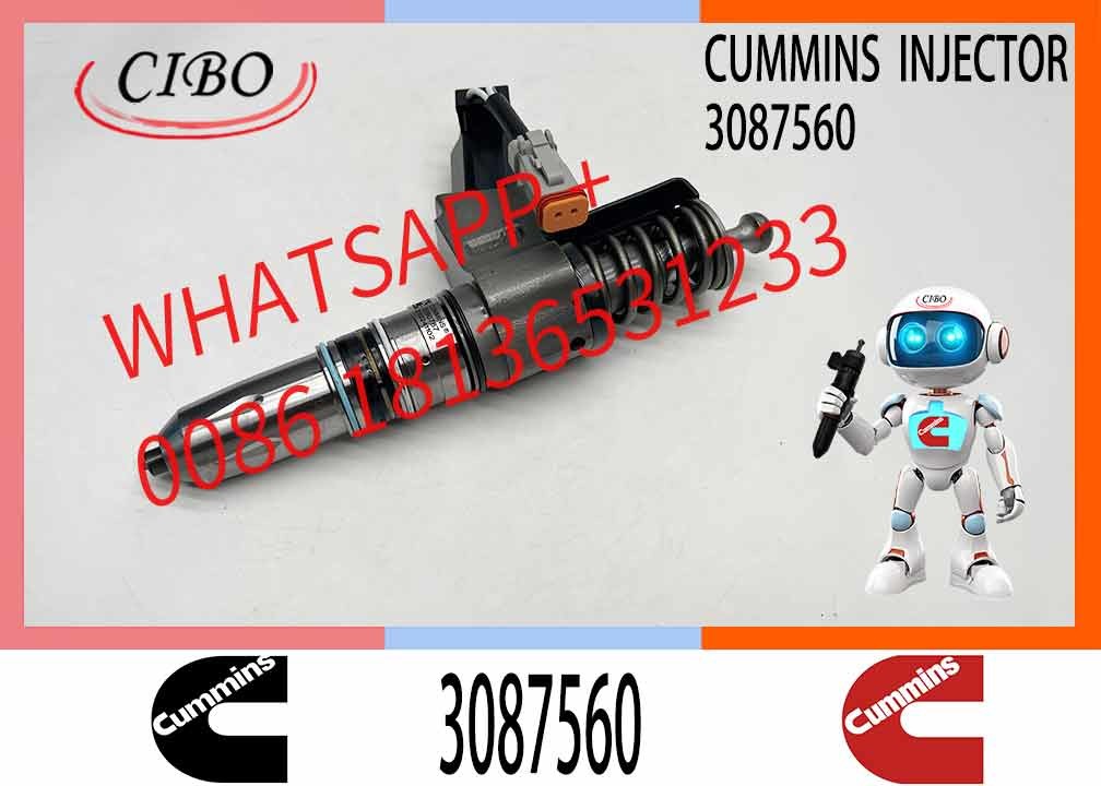 Fuel Injector for Cummins N14 3076050 4307516 3087560 4384360 3411760 3411765 Injector Nozzle diesel Engine Spare Parts