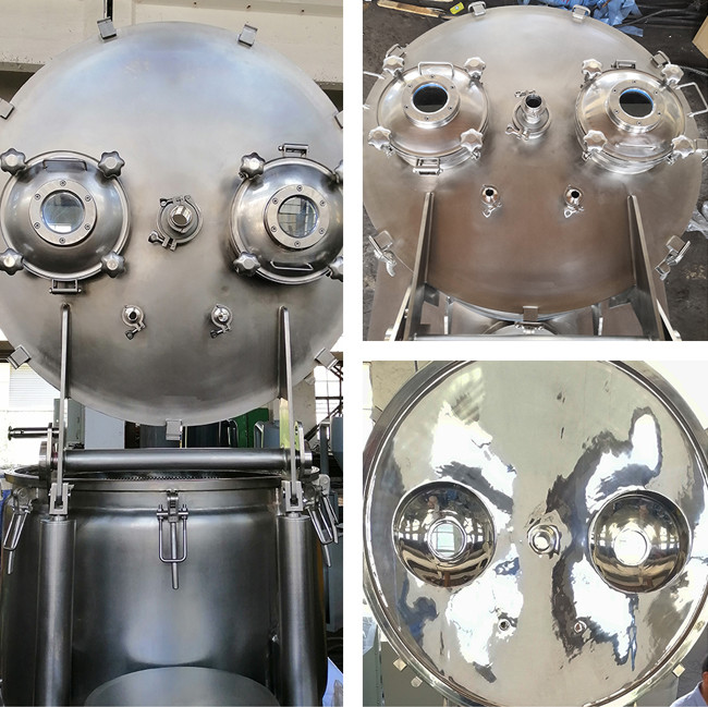 GMP Standard 470L Basket Centrifugal Cbd Oil Hemp Extraction Machine