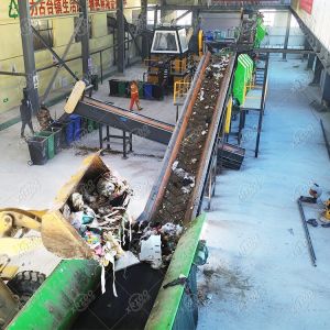 20t/D Solid Waste Screening Machine Msw Sorting Machine Line