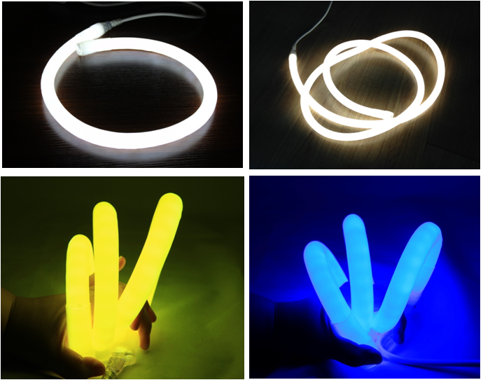 360 Degree Flexible Silicone Led Strip With 50000 Hour Working Lifetime
