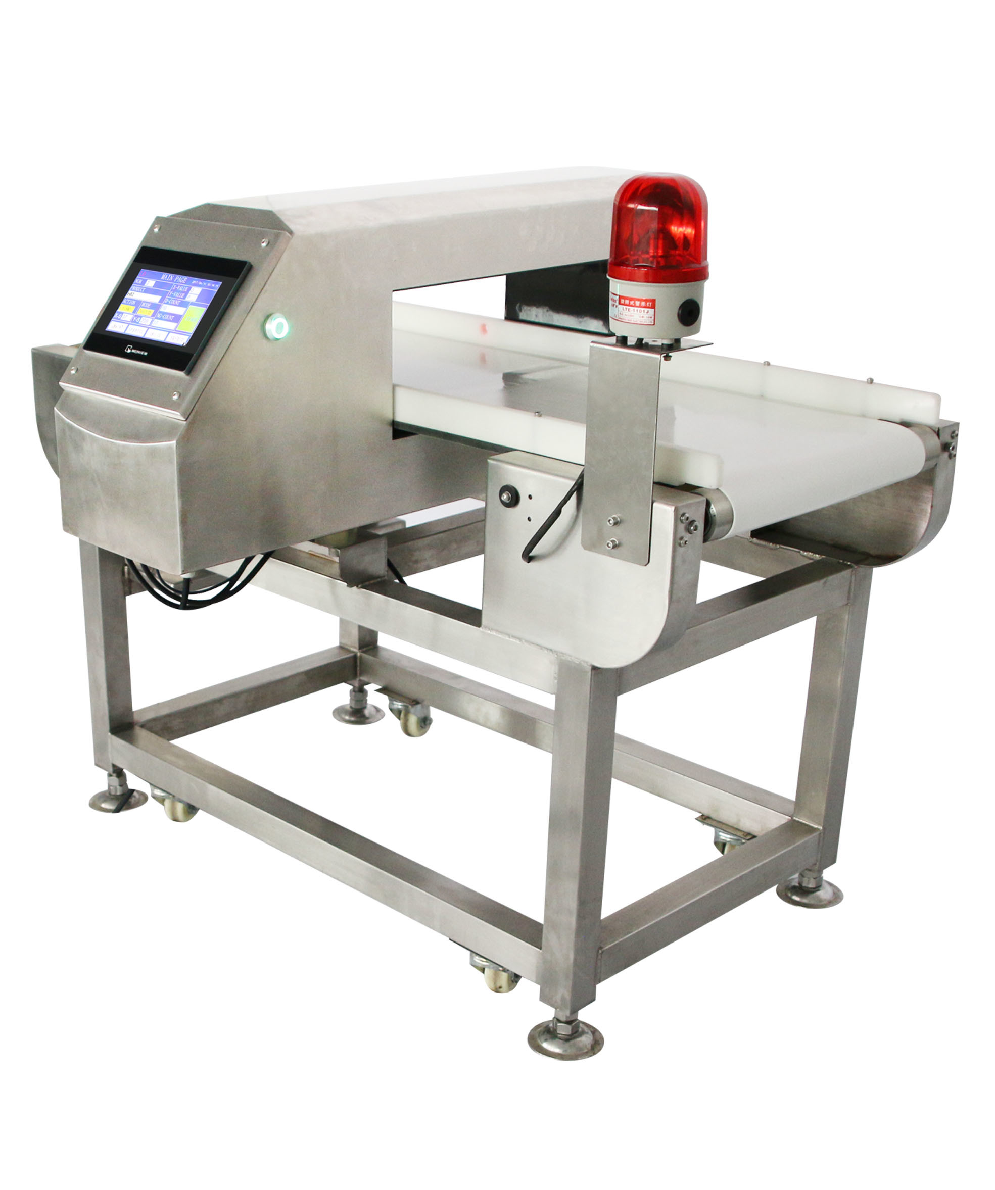 Modular Chain Conveyor Industrial Metal Detectors / Food Testing Equipment