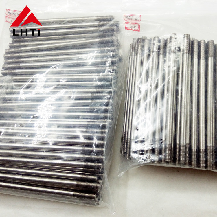 Lightweight Colored Titanium Hex Bolts Nuts with Slotted Drive Type