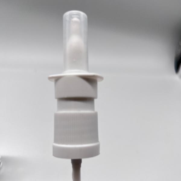 Customized Logo Printing 18/410 18/415 Nasal Sprayer with Shiny Silver/Gold