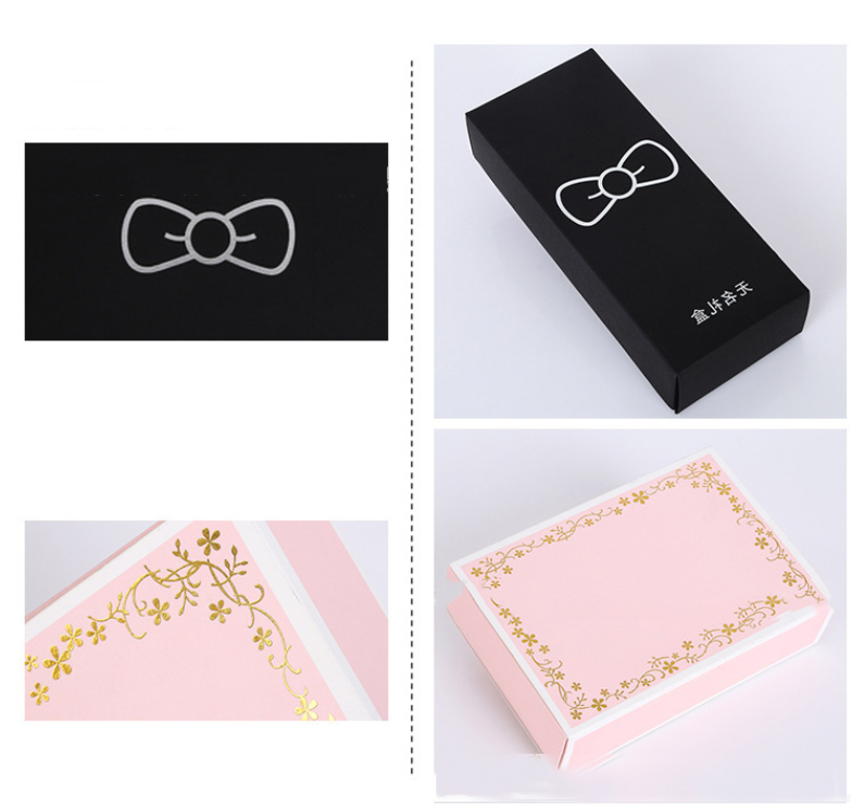 Wholesale Recycled Materials Custom logo cardboard underwear storage packaging panties gift box with lid