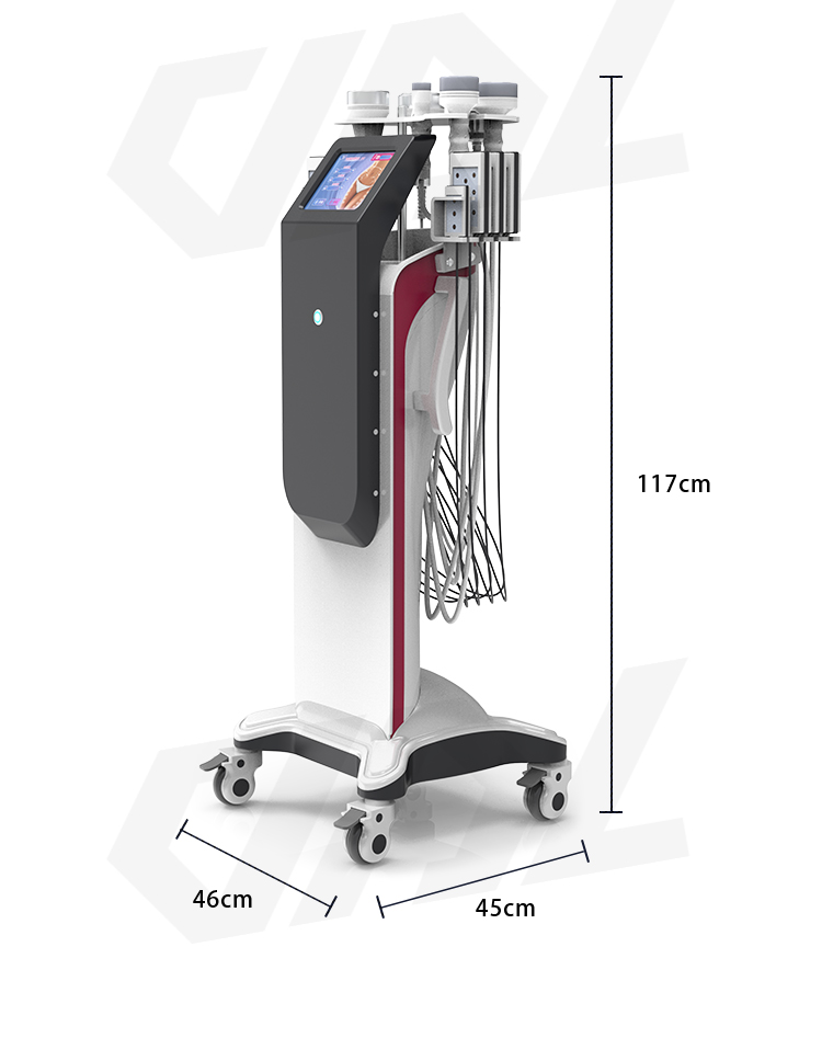 AS82 Cavitation 6 In1 Professional Cellulite Treatment Machine 500W Weight Loss