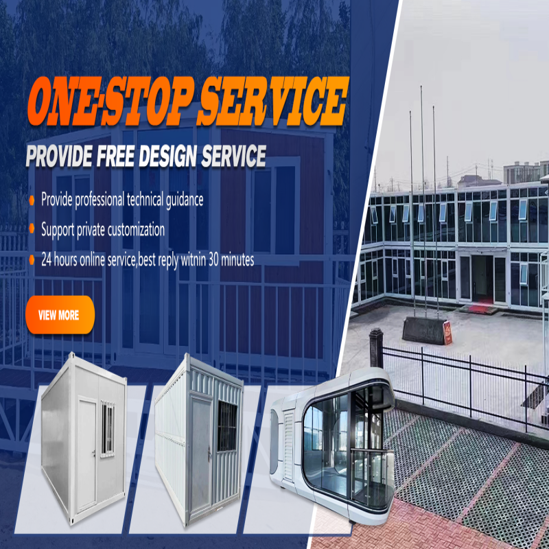 White or Customized Color Steel Prefabricated House Expandable Container Modular Home