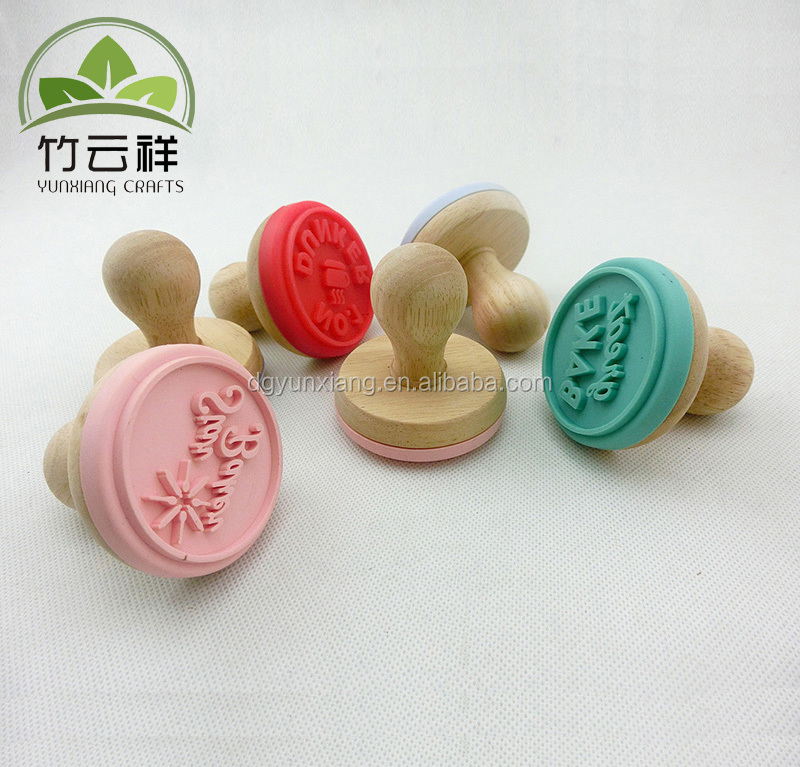 70mm Untreated Antique Wooden Stamps Handle Wooden Stamps