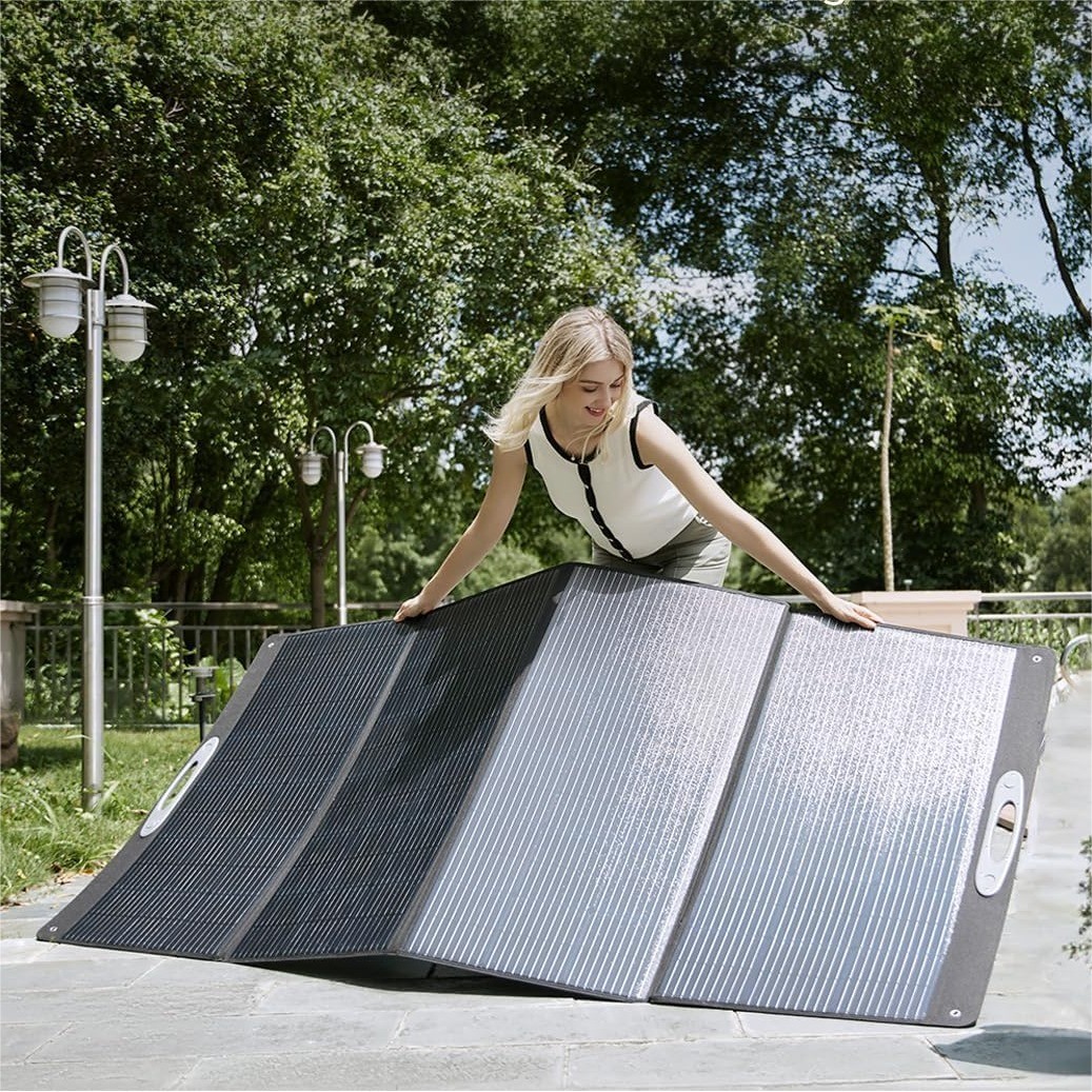Waterproof Foldaway Solar Travel Bag Lightweight and Portable 2 Panels