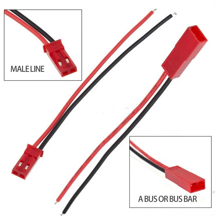 22AWG Male Female JST SYP 2 PIN Connector Wire Cable for Led Lamp Strip RC Toys Helicopter