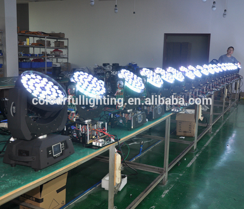 Best Quality 36x10W 4 in 1 RGBW Stage Touch screen Moving Head Lighting