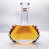 Buy cheap 0.75L Tequila Glass Bottle With Glass Stopper ISO14001 Printing Golden from wholesalers