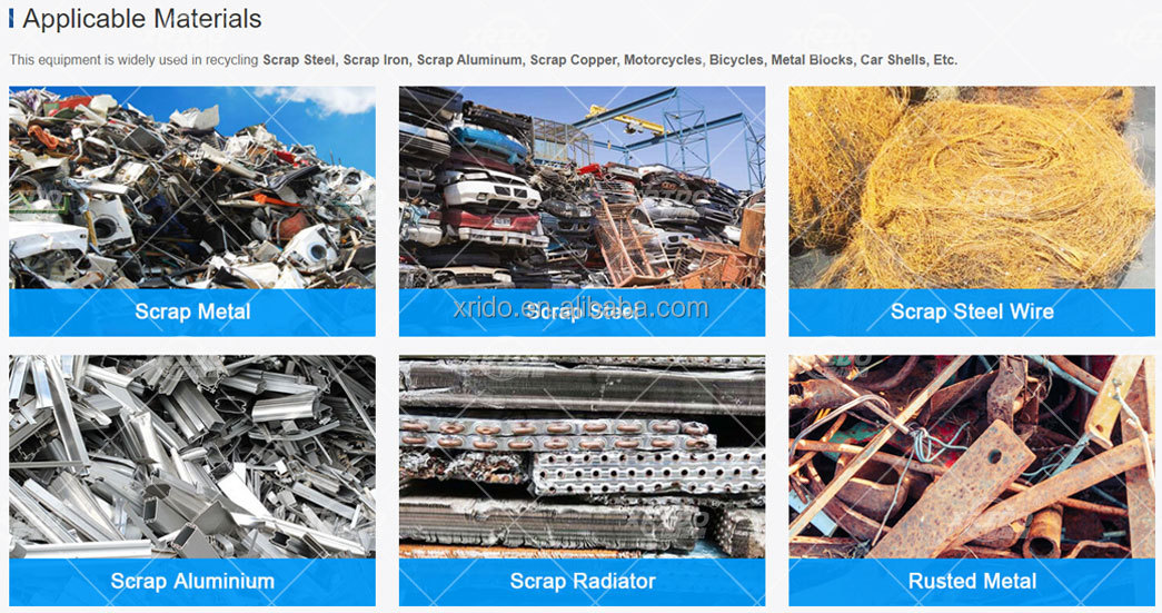 Aluminum Motor Stator Metal Crusher Machine Multifunctional Metal Scrap Crusher