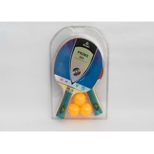 3 ABS Balls And 2 Racket Tabletop Ping Pong Set Pimple In Rubber