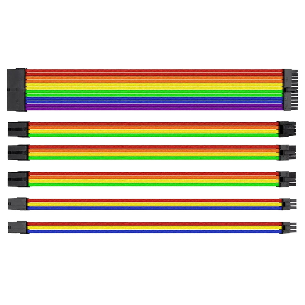 8 pin cable PCI-e 8pin Female to PCIe 8Pin 6+2pin Male Graphics Card Power Supply Cable 18AWG 30cm