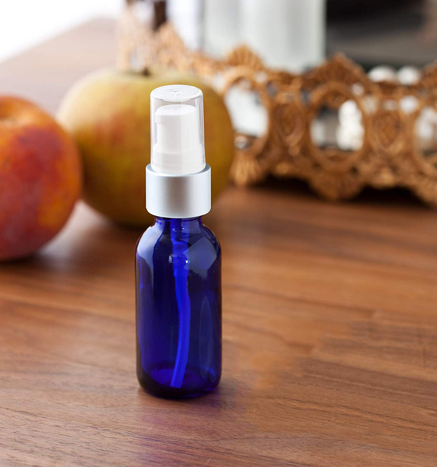 Blue Plastic Cosmetic Bottles Cosmetic Packing Plastic Lotion Containers