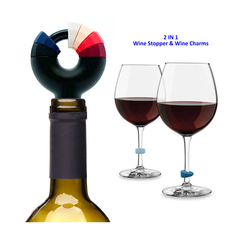 Shatterproof Liquor Bottle Stopper Pourer Stainless Steel Wine Stopper