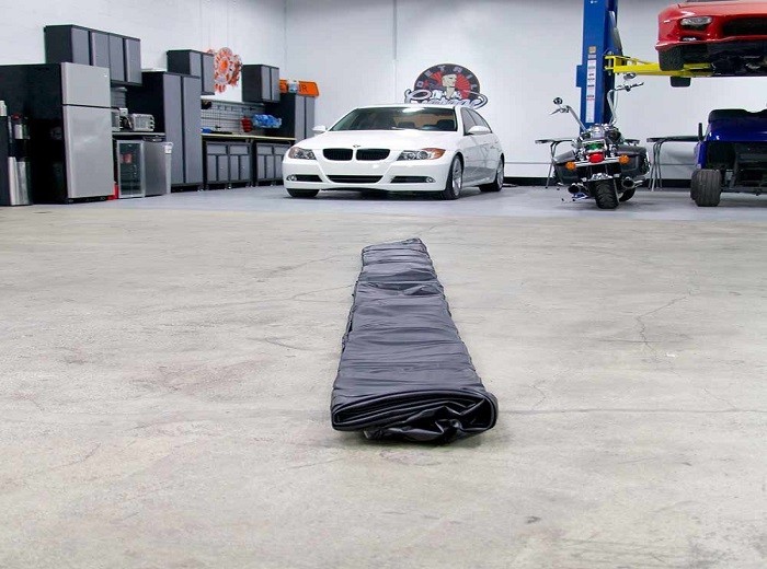 Soft PVC Inflatable Car Wash Mat Cleaning Garage Floor Containment Mats