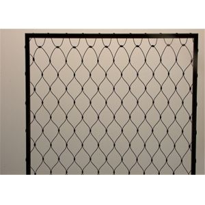 China Ferruled Stainless Steel Wire Rope Fence Mesh 7x7 1.5mm Architectural Stainless Steel Wire Mesh on sale