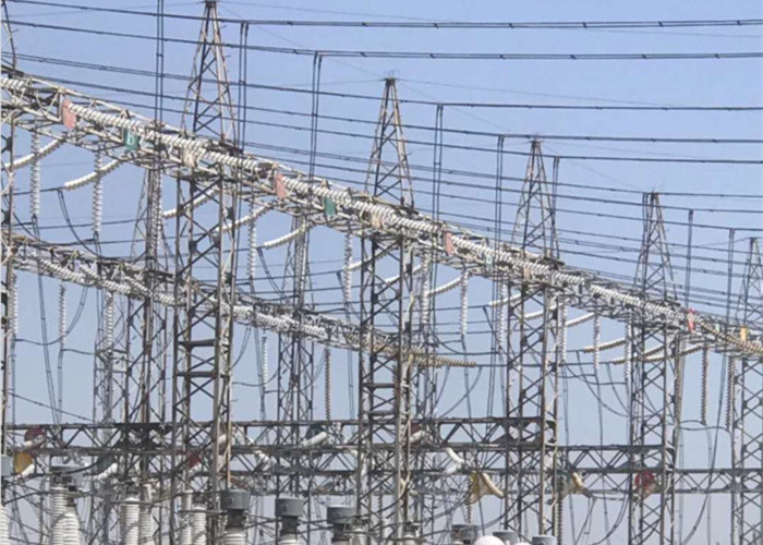 Electric Power Transformer Substation Steel Structures ASTM A572 Grade 50