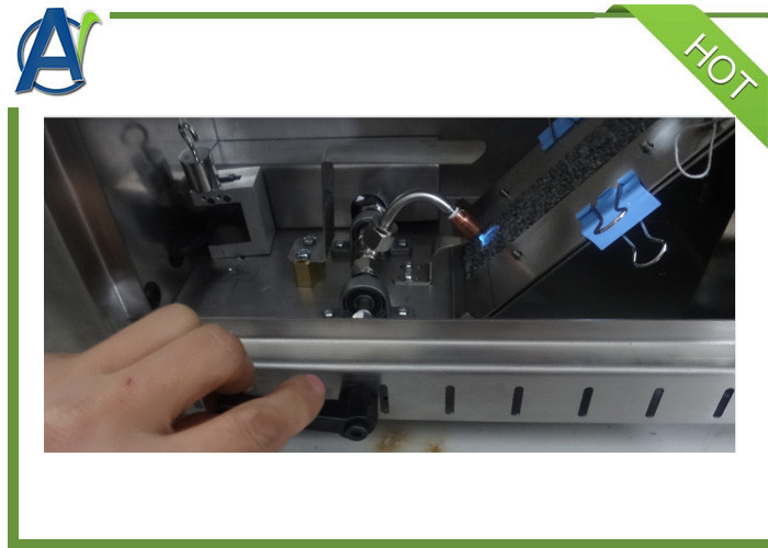 ASTM D 1230 Textile Flammability Test Equipment Under 45 ° Combustion