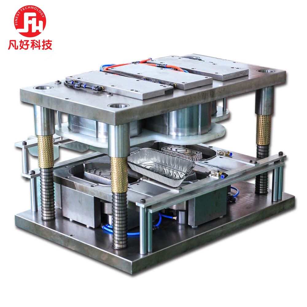 40-80pcs/min Speed Automatic Aluminium Foil Container Making Machine with Custom Mold