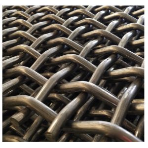 304 Mesh Crimped Stainless Steel Wire Mesh For Mining Vibrating Swing Screen
