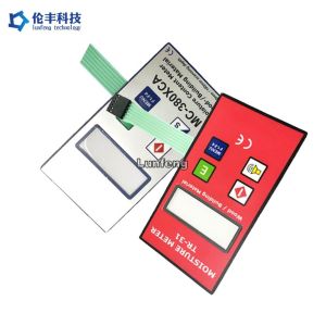 Custom Polyester Flat Membrane Switch Panel With Flexible Circuit