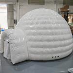 Customized Inflatable Igloo Dome Inflatable Airtight Camping Tent With Tunnel