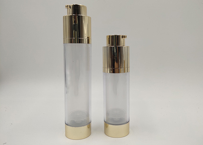 Dropper Cap Airless Pump Cosmetic Bottles , Vacuum Lotion Bottle 30ml Volume