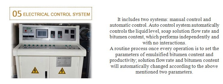 XDEM 6T Simplified Bitumen Emulsion Plant Intelligent Emulsified Asphalt Equipment