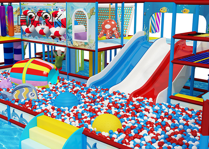Anti Static Amusement Park Playground Kids Naughty Castle Commercial Adventure Park