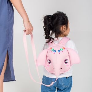 Supercute Elephant Backpack Custom Backpack Neoprene Material Cartoon Design