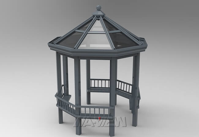Bbq Pro Steel Hardtop Grill Gazebo Prefabricated Gazebo Barbecue Home Base