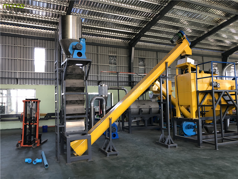 Recyclable PET bottle recycling plastic line
