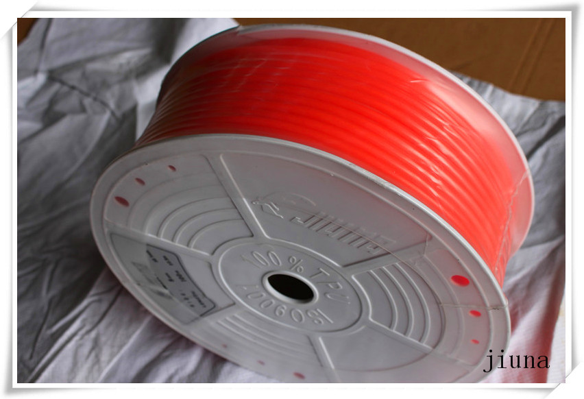 Orange Polyurethane Round Belt High Impact Resistance 85A - 90A Hardness