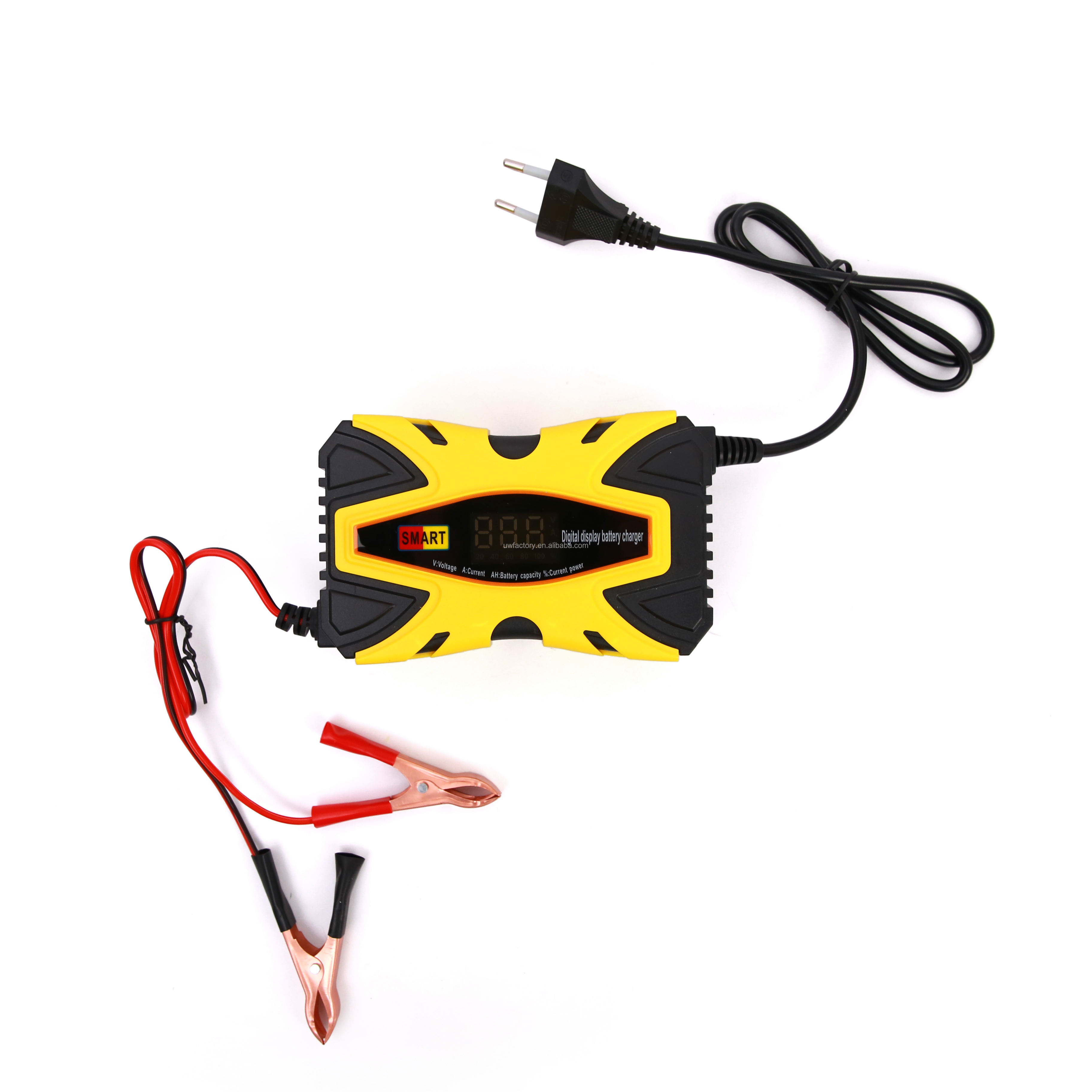 12V 6A 8A 10A Battery Charger for Motorcycle Car Lead Acid Battery Fast and Safe Charging Speed