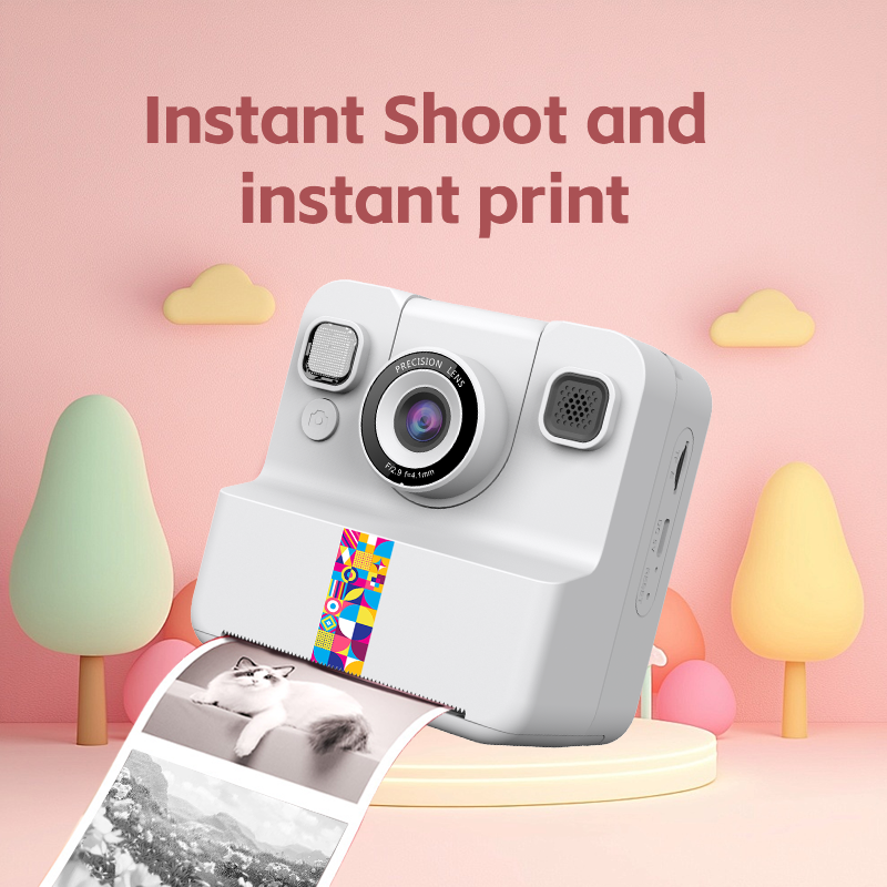 Instant Shoot and instant print Camera Digital Video recording Function Kids